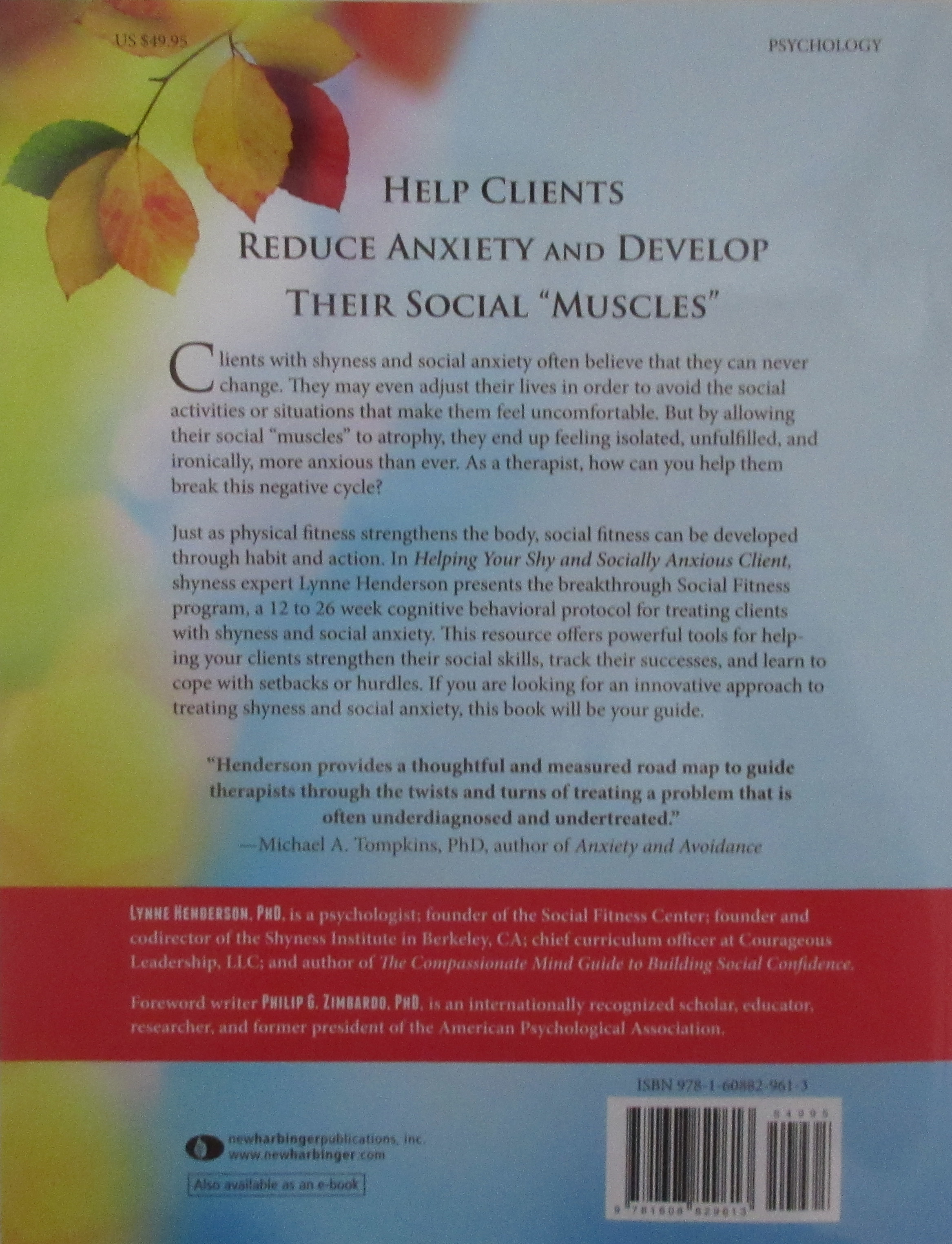 Social Fitness Training Protocol- back cover